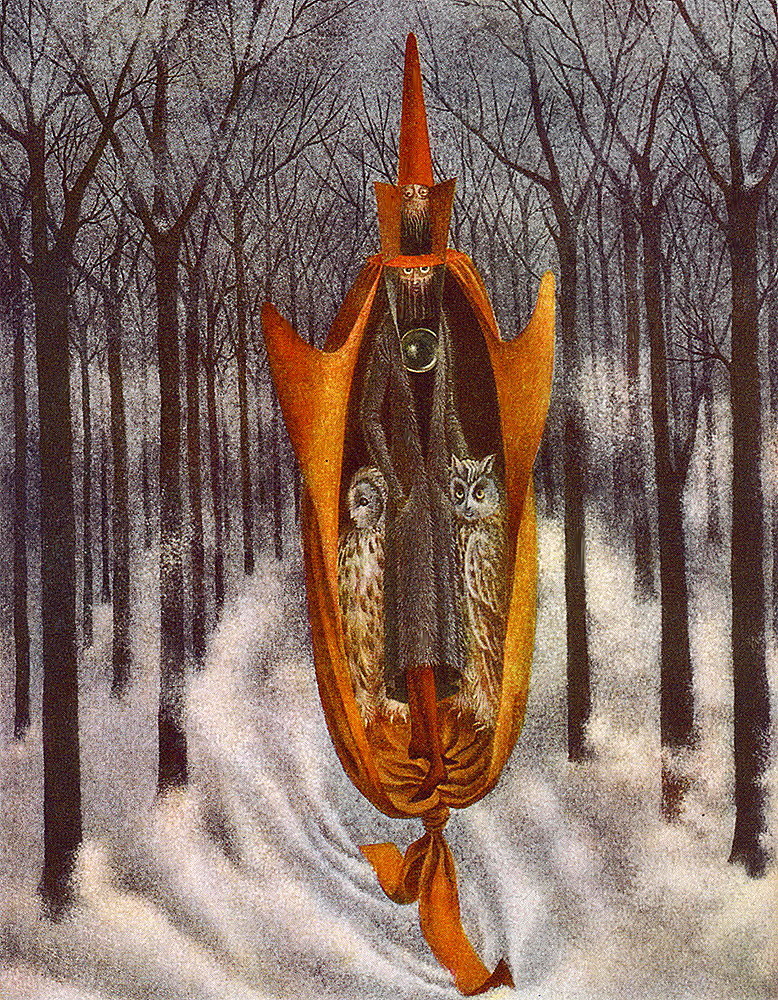 foxesinbreeches:  Night-fighter / Quiador by Remedios Varo