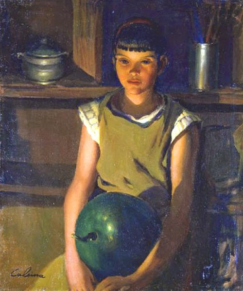 Inés  -  Ramón Calsina Catalan,1901-1992Oil on canvas,