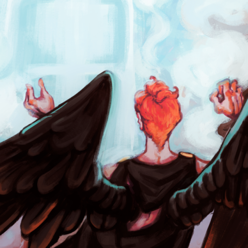 It is a piece for the Mini Bang on the Discord Server r/GoodOmens!First of all a huge thank you to