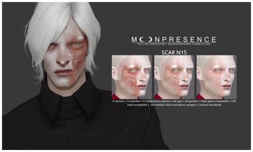 moonpres-sims: moonpres-sims: SCAR N15T.O.U.- do not re-upload my cc without my permission;- do not 