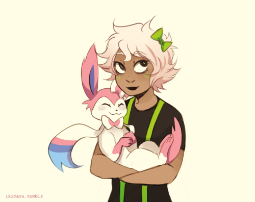 ikimaru:aand both photosets combined, I also added Calliope so there’s the full set of eeveelutions 