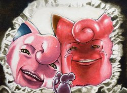tinycartridge:  Attack on Titan x Pokemon x nope nope peace out ⊟ These frightening mash-ups come from Beth Emery/Zsparky, who has a gallery you can check out at DeviantArt. That Cubone and Colossal Titan mix is rad, but that Smiling Bulbasaur and