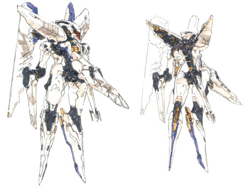 exnilos:  rocketumbl:  Zone of the Enders: The 2nd Runner  Concept Art   Why are the crotch guard so massive