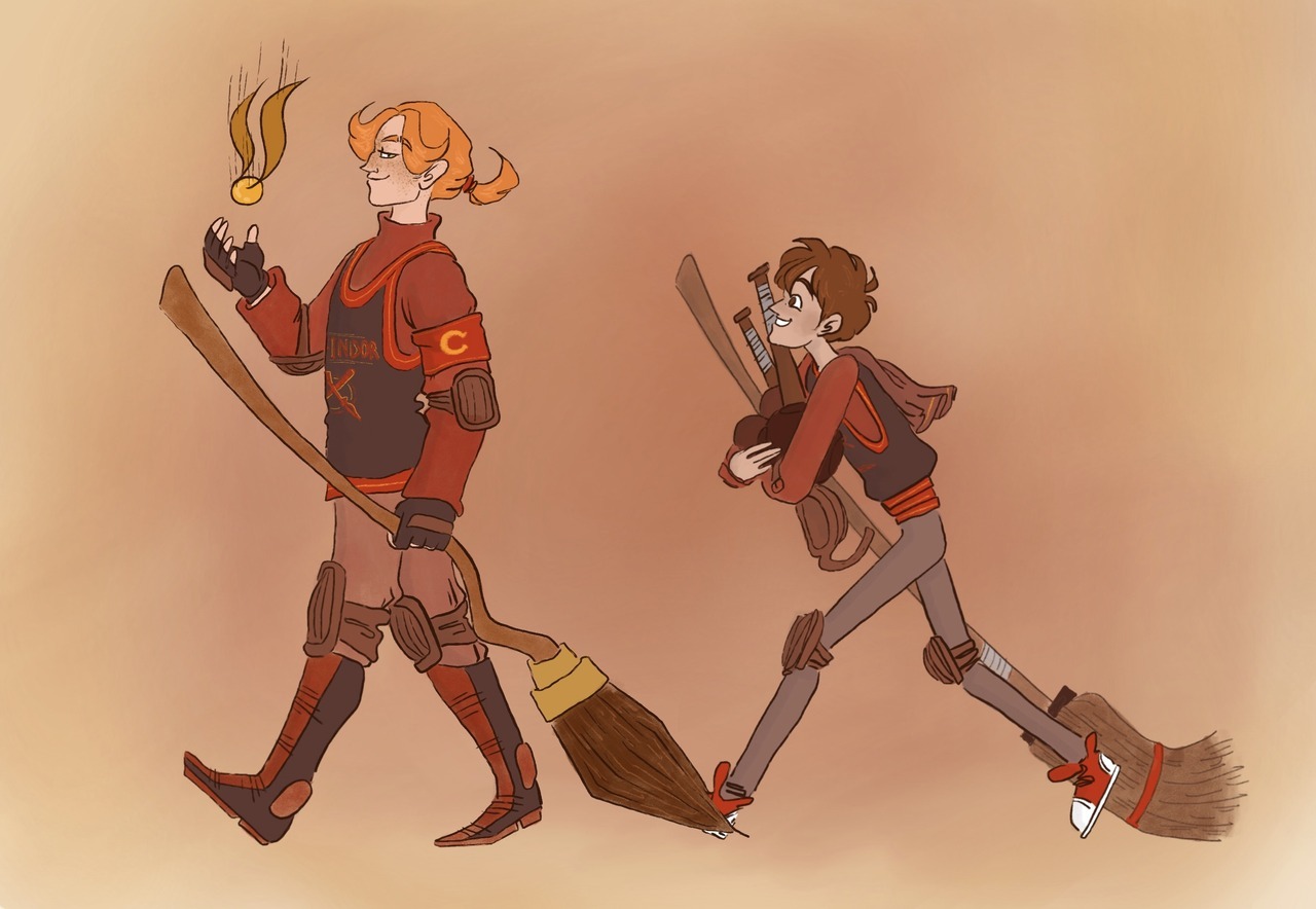 charlie weasley fan art