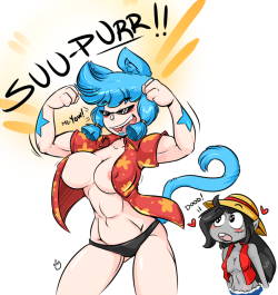 dirtyduckdraw:  Stream silliness.Snowy -