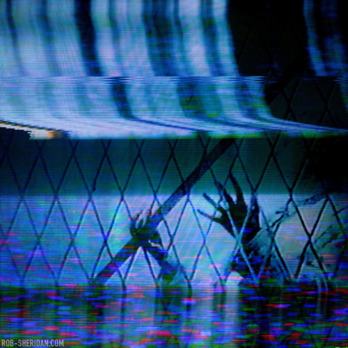 analog(oblivion) 13b. VHS/CRT glitch art by Rob Sheridan. Outtake from artwork created for How To De