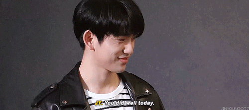 jinyoungot7:“you did well today”