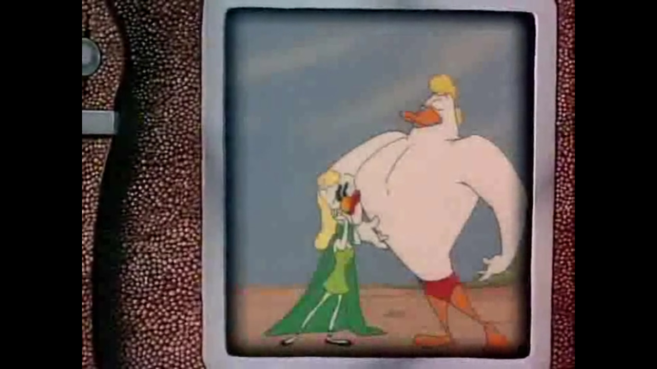 the muscle bound duck looney tunes muscle tussle 