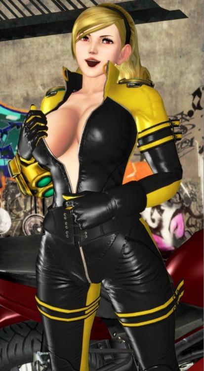 xna-like-nobu: CUNIHINX さん新作は再び「KoF Maximum Impact」より Lien Neville Combat Suit Ver. です。wip 画像で見たとき まさかスーツVer.を出してくれるなんてと心待ちにしていました。 全裸も良いですが、彼女の大きなオッパイやヒップを無理矢理に詰め込み