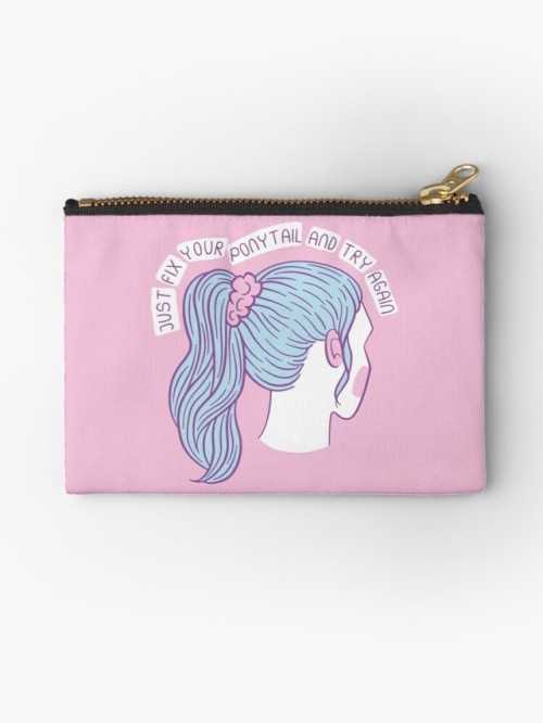 Added my ponytail art on my redbubble store (aneacc), check it out if you’re interested &lt;3Availab