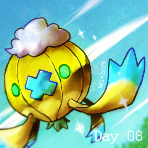 mikoto-tsuki:Dia 08!!Siempre me han gustado los globos♥ Anexo a que el diseño de Drifblim me encanta