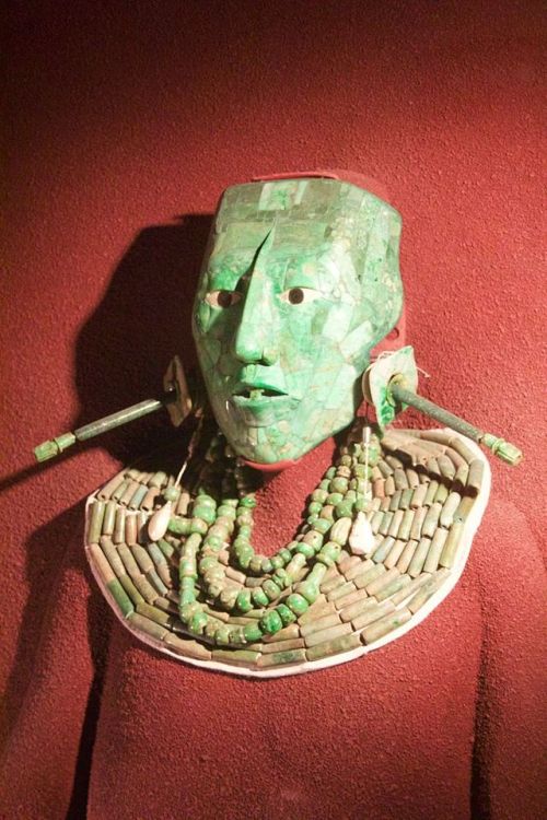 Funerary dress of  King K’inich Janaab Pakal l, ruler of the Maya polity of Palenque, 7th c.
