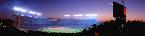 addisonisnext - Wrigley Field under the...