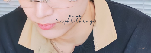 ## The Only "right Thing". P. Jongseong