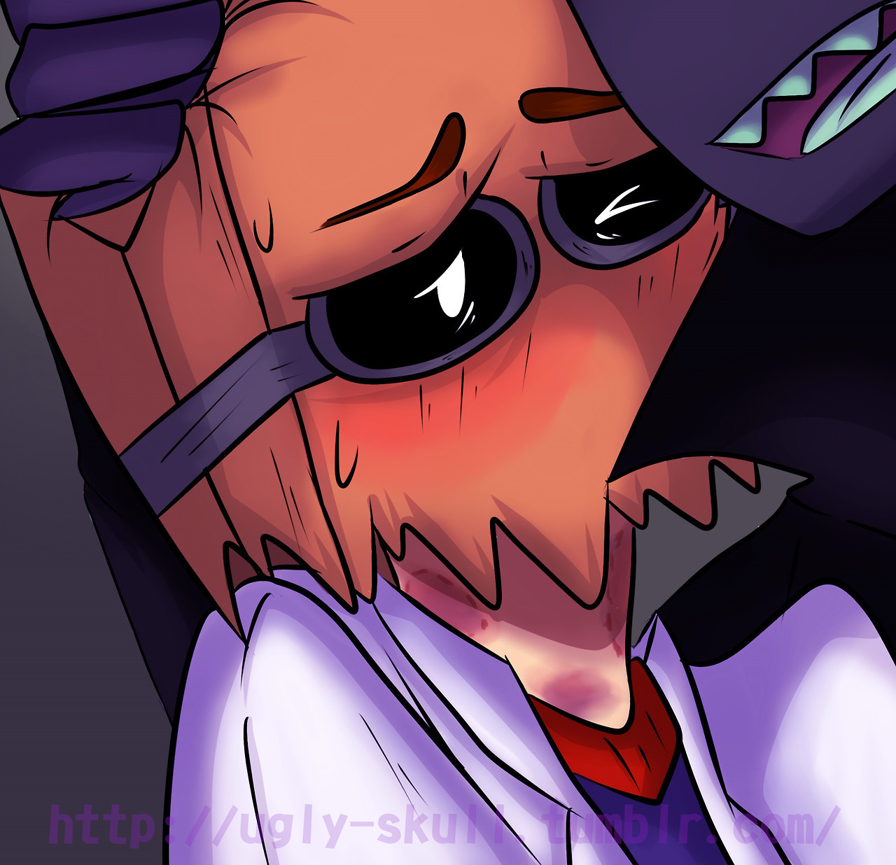 ugly-skull:  DR. FLUG x BLACK HATno pude evitarlo asi que solo los shipee y salio