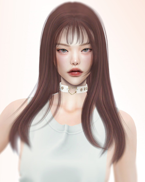 [TABAE]rudaa hair female hair·  8 Swatches·  NEW MESH·  Do not re-upload·  Do not re-edit / recolorD