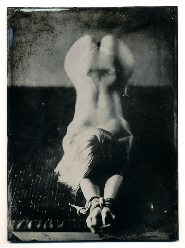 mjranum:  Roundness (Model: Tiara)6x8&quot; ambrotype on black glass