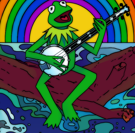 skyblep:kermit the frog and the swamp of life