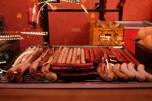 Curry Sausage stand at Heidelberg Weihnachtmarkt