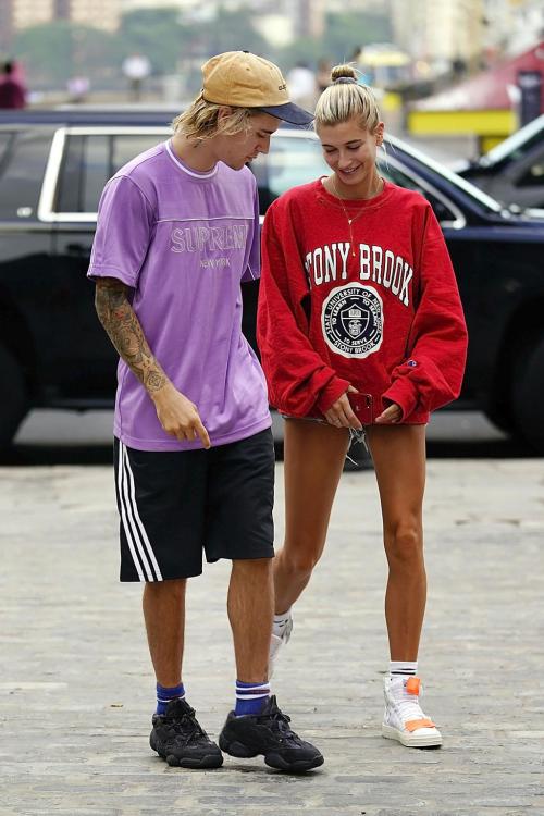 Justin and Hailey’s Vogue street style