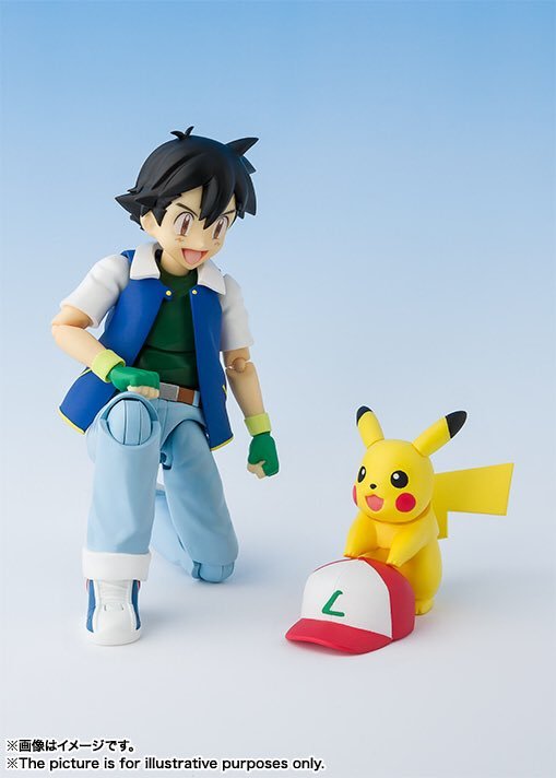 pokeshipping: New pictures of the upcoming Figuarts Ash figure! (Source has the TR