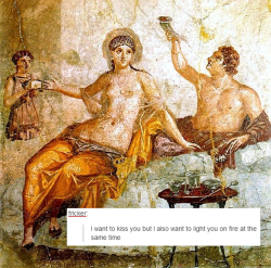 o-eheu:  Tumblr posts + classics references I may or may not have jumped on a certain bandwagon. -Beniaminus References (In case the pictures weren’t clear enough): Catullus 85, “Odi et amo…” Heracles Elagabalus Lesbia’s “sparrow” Adonis