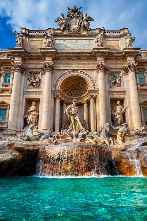 plasmatics-life:  Trevi Fountain in Rome - Italy by Peter Stewart | (Website)