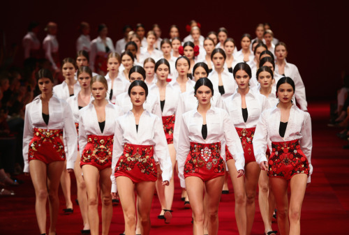 hauteccouture:  The Dolce & Gabanna Army over the years 