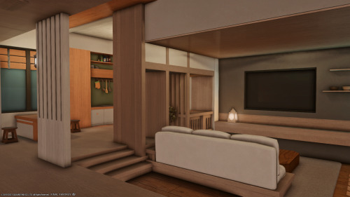 A Muji style house. I wanted to emphasize a lot of open concept pieces by making a see-through parti