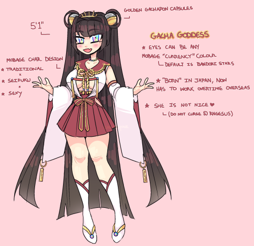  new oc……..idk why i apparently like making gacha themed characters. i thought it woul