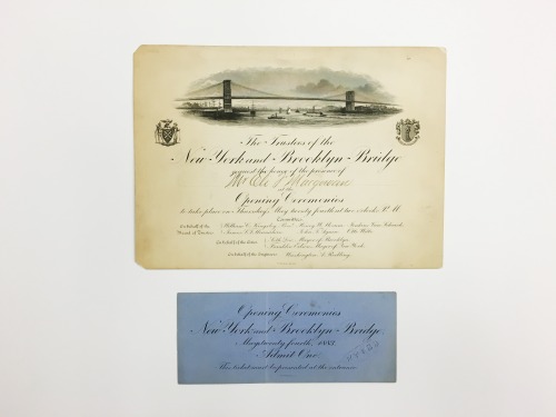 This week #BKMlibrary celebrates our own ‘eighth wonder of the world’.  On May 24 1883 the ‘Great East River Bridge&rsqu