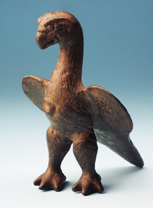 rodonnell-hixenbaugh: Roman Bronze Eagle A late Roman bronze statuette of an eagle, symbol of Jupite