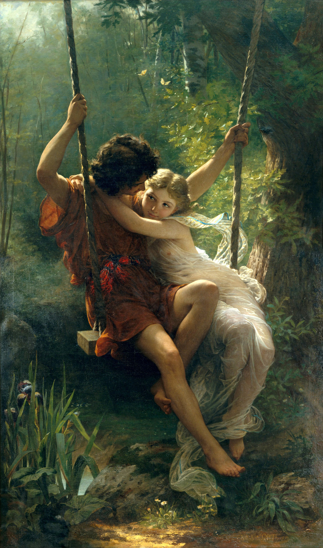 enlighteningart:  Pierre Auguste Cot Springtime, 1873 