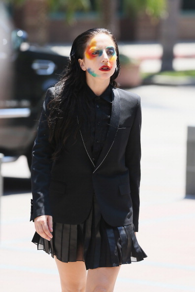 ladyxgaga:  Better photos of Gaga in Los Angeles today. 