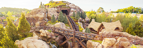 mickeyandcompany:  May 28, 2014 - Seven Dwarfs Mine Train officially opens at Walt Disney World’s Magic Kingdom Park (photos by Disney Tourist Blog and Disney Parks Blog)