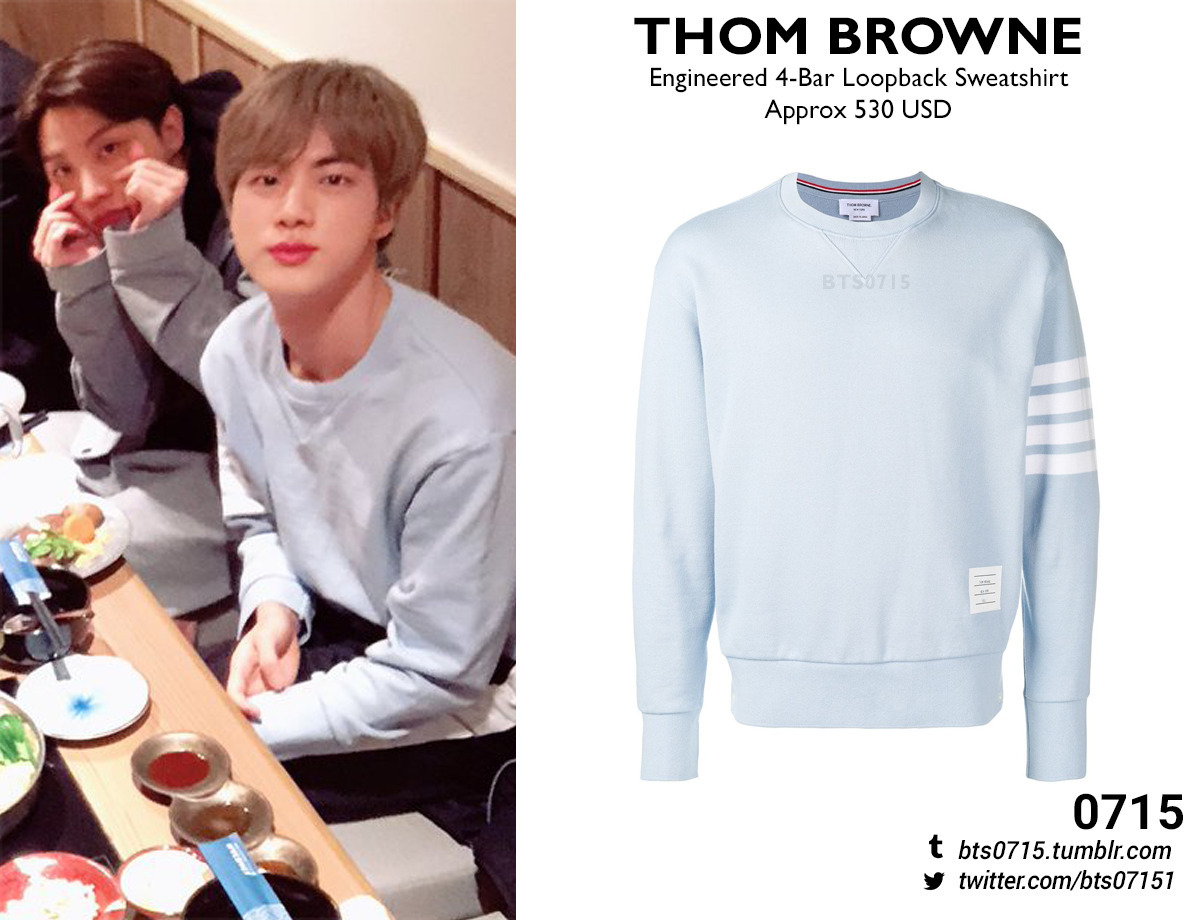 Bts Fashion/Style Finder — 190218 | Jin : Official Twitter Update Thom...