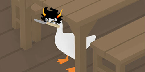 While I Was Reading Homestuck And Met Gamzee A Little I Discovered He Likes Honking And I Was Like "omg,