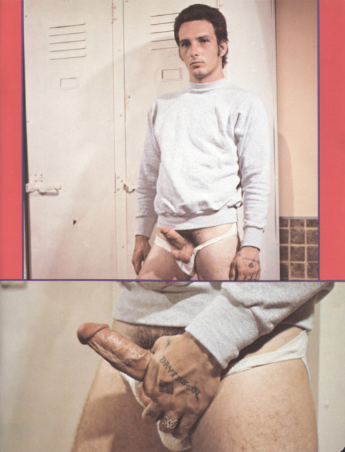 from LOCKERROOM no 2 (1978) Model is Danny Milano