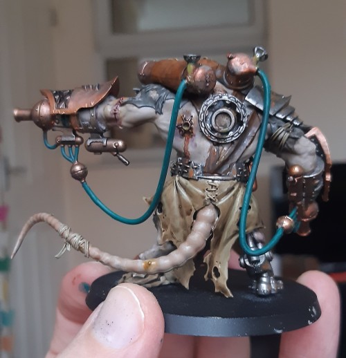 Today Was...long, So I Tried Some New Painting Styles And Painted Up A Stormfiend This Evening, I Still