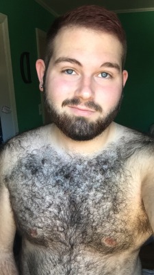 thorpedo67:  thatonecubjon:  fierceisnotenough:  menace17:  I was feeling photogenic this morning 😌 #gaybear #gaycub #chesthair #nipplepiercing #piercings #gauges #gayguy #bears #beardedhomo #bearded #beardsareformen  Swoon  beautiful  Soooo sexy!!!