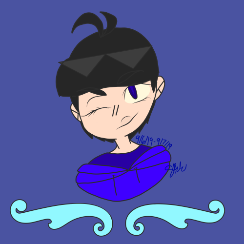 My Drawing Of Karamatsu I Completed Today.