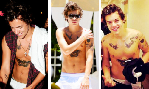 papelpop:  Harry Styles - compilação shirtless 