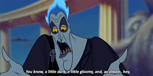 tygaryen:So, Hades, you finally made it. How are things in the underworld?