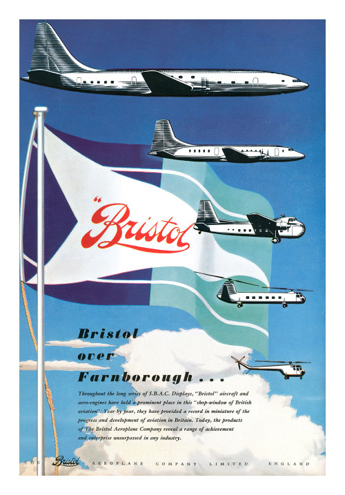 Bristol Air Company A dvertising, 1950