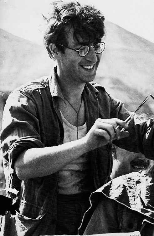 beatlesmut:  John Lennon on the set of ‘How I Won The War.’ 