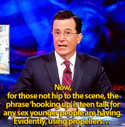 thejackalopegirl:  sometimes I feel like colbert is the only sane person in America
