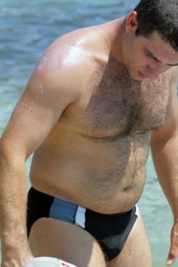 Fat Daddy in Speedo