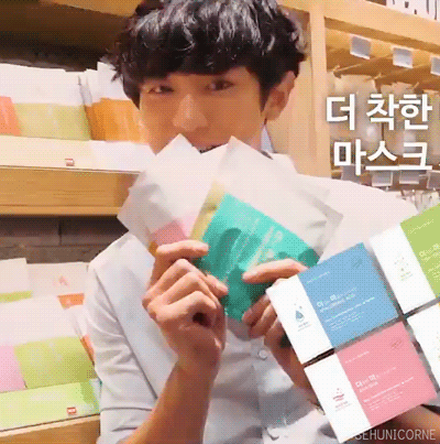 sehunicorne: ‘Journey to Nature Republic in Bangkok’ - Sehun, Chanyeol, Baekhyun, and Suho’s pick  ♡