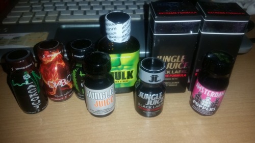 Fresh ordered poppers! Lets get this party started!!!