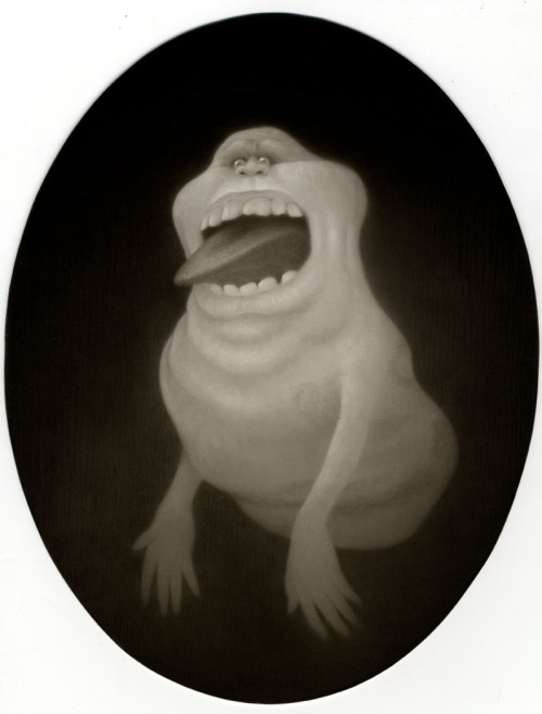 xombiedirge:  Part of the travelling art show, ‘Ghostbusters 30th Anniversary’, opening April 19th and ending at SDCC in conjunction with Gallery1988 / Tumblr. Slimer by Travis Louie / Tumblr Maybe I’ve Got a Milkbone by Jim Ferguson / Tumblr